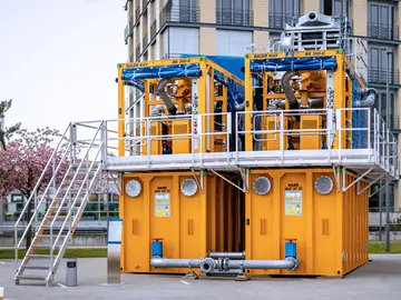 BE 600-C Entsandungsanlage auf der Bauer-Hausausstellung (2024)